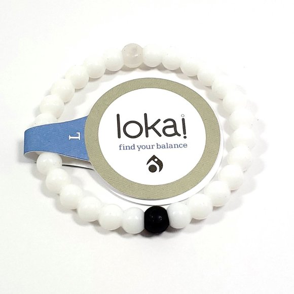 Lokai Bracelet White S M L XL New - Picture 4 of 6